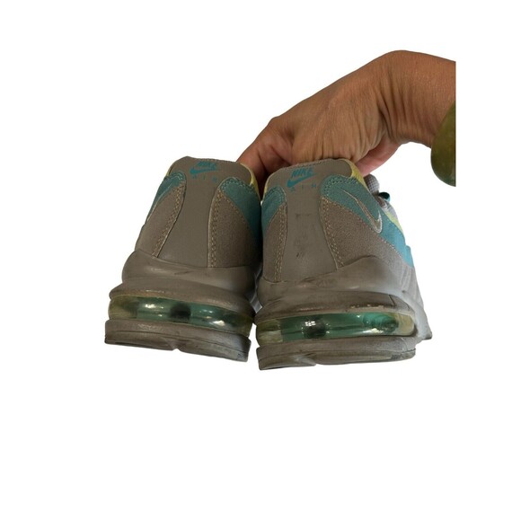 Nike Air Max '95 Womens Gray Yellow Blue Retro Running Athletic Sneake… - Picture 10 of 12